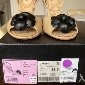 Chanel Sandals size 39.5